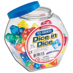 Image for Learning Resources 10-Sided Dice in Dice Set from School Specialty