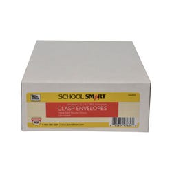 Image for School Smart Multi Tak Clasp Envelopes, 6 x 9 Inches, Kraft Brown, Box of 100 from School Specialty