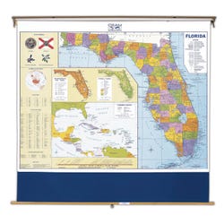 Image for Nystrom Florida Roller Map from School Specialty