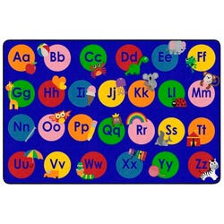 Image for Childcraft ABC Furnishings Learning A-Z Educational Carpet, Rectangle from School Specialty