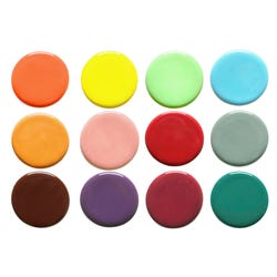 AMACO Teacher's Palette Glazes Class Pack 3, Pint, Assorted Colors, Set of 12 Item Number 2095453