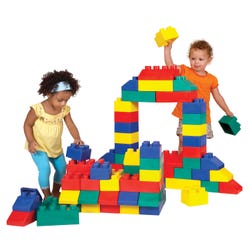 Image for Edushape Giant Soft EduBlocks, Assorted Shapes and Colors, Set of 26 from School Specialty