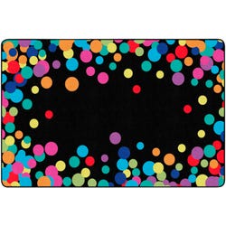 Image for Childcraft ABC Furnishings Colorful Confetti Carpet, 6 x 9 Feet, Rectangle from School Specialty