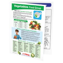 Image for Sportime Vegetables Food Group Visual Learning Guide, 4 Pages, Grades 5 to 9 from School Specialty