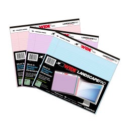 Image for Roaring Spring Legal Pad, 11 x 9-1/2 Inches, Assorted Colors, 40 Sheets, Pack of 3 from School Specialty