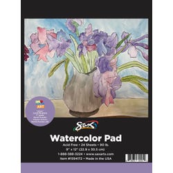 Watercolor Paper, Watercolor Pads, Item Number 1594172