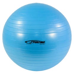 Image for Sportime Anti Burst Exercise Ball, 17-1/2 Inches, Blue from School Specialty