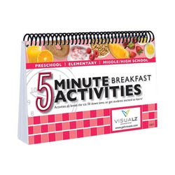 Image for Visualz 5 Minute Breakfast Activities Book, Spiral Bound from School Specialty