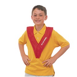 Image for FlagHouse No Tie Pinnie, Child, Orange from School Specialty