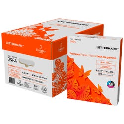 Image for Lettermark Premium Copy Paper, 8-1/2 x 11 Inches, White, 20 lb, 5000 Sheets from School Specialty
