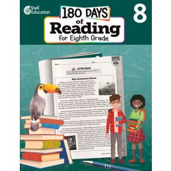 Shell Education 180 Days Of Reading For Eighth Grade, Second Edition 2131338