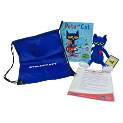 Image for Childcraft Pete the Cat: Rocking in My School Shoes Literacy Bag, Book, and Plush from School Specialty