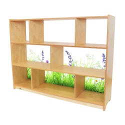 Image for Nature View Acrylic Back Cabinet, 48 x 11-3/4 x 36 Inches from School Specialty