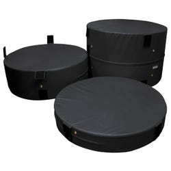 Image for Performance Plyo Cushion Set, Assorted Size, Black, Set of 3 from School Specialty