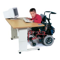 Image for Paperflow Articulating Keyboard Arm, Polyethylene, for Use with Wheelchair Accessible Desks from School Specialty
