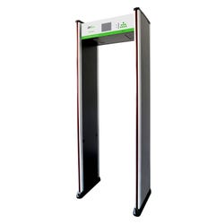 Image for ZKTeco WMD318 18-Zone Walk-Through Metal Detector, 32 x 23 x 87 Inches, Silver from School Specialty
