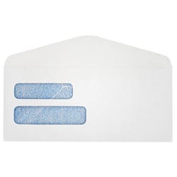 Image for Western States Double Window Envelopes, Number 10, 24 lb, White, Box of 500 from School Specialty