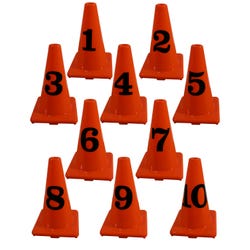 Image for 12 Inch Poly- Numbered Cones from School Specialty