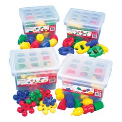 Image for Childcraft Toddler Manipulatives Kit B, 4 Assorted Sets, 114 Pieces from School Specialty