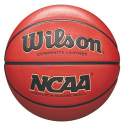 Image for Wilson NCAA Replica Game Basketball, Size 7 from School Specialty