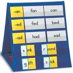 Learning Resources Double-Sided Tabletop Pocket Chart, 5 Pockets, Item Number 081537