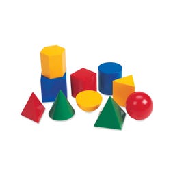 Image for Learning Resources Large Geometric Plastic Shapes, Set of 10 from School Specialty