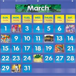 Image for Scholastic Monthly Calendar Pocket Chart, 25 x 27-3/4 Inches from School Specialty