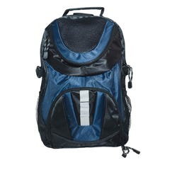 Image for School Smart Dual Pocket Backpack, Polyester, Blue from School Specialty