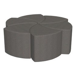 Classroom Select Soft Seating NeoLounge Spinner 6-Piece Set, 53-1/2 x 56-1/4 x 18 Inches 4000224