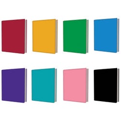 Image for Kittrich Stretchable Fabric Book Cover, Assorted Fashion Colors, Pack of 24 from School Specialty