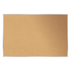 Image for Ghent Natural Cork Bulletin Board with Aluminum Frame, 4 x 12 feet from School Specialty