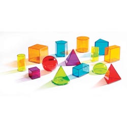 Image for Learning Resources View-Thru Geometric Solids, Set of 14 from School Specialty