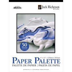 Image for Jack Richeson Disposable Palette Pad, 9 x 12 Inches, 50 Sheets from School Specialty
