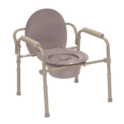 Image for Commode, Fixed Arms, Aluminum, Adjustable Height from School Specialty