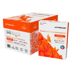 Image for Lettermark Premium Copy Paper, 8-1/2 x 11 Inches, White, 24 lb, 5000 Sheets from School Specialty