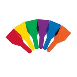 Image for American Scientific Transparent Color Paddle Set, 6 in, Assorted Color, Set of 18 from School Specialty
