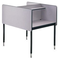 Image for Smith Carrel Back to Back Study Carrel Starter, 37 x 48 x 41-1/4 to 46-1/4 Inches from School Specialty