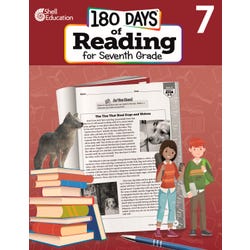 Shell Education 180 Days Of Reading For Seventh Grade, Second Edition 2131343