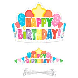 Image for Carson Dellosa Birthday Crowns, Pack of 30 from School Specialty