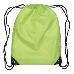 Image for Drawstring Sports Backpack, Lime Green from School Specialty