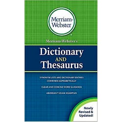 Image for Merriam-Webster's Dictionary And Thesaurus, Hardcover from School Specialty