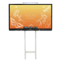 Image for Promethean Adjustable Wall Mount System with Floor Support for use with ActivPanel V5 from School Specialty