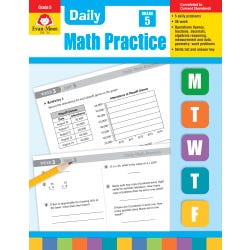 Image for Evan-Moor Daily Math Practice, Grade 5 from School Specialty