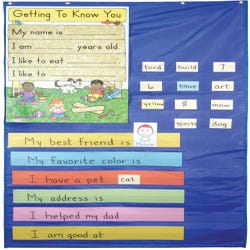 Image for School Smart Pocket Chart Plus, 52 x 34 Inches from School Specialty