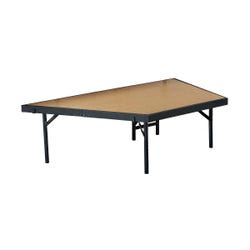 Image for National Public Seating Portable Hardboard Stage Pie, 96 x 36 x 16 from School Specialty