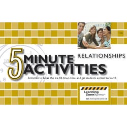 Image for Visualz 5 Minute Relationship Activities from School Specialty