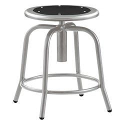 Image for National Public Seating Designer Lab Stool, 18 to 25 Inch Seat Height, Gray Base from School Specialty