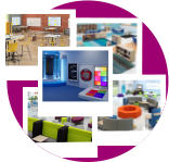 Collage of sensory spaces