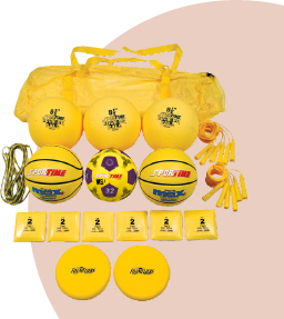Assorted Yellow Sports Equipment