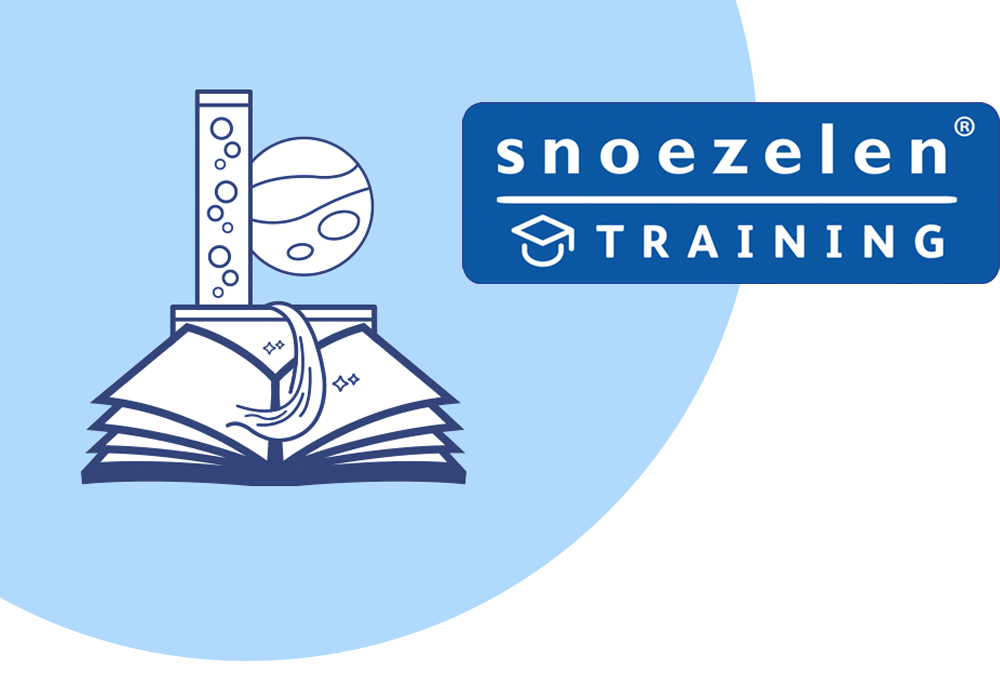Snoezelen traning graphic with bubble tubes